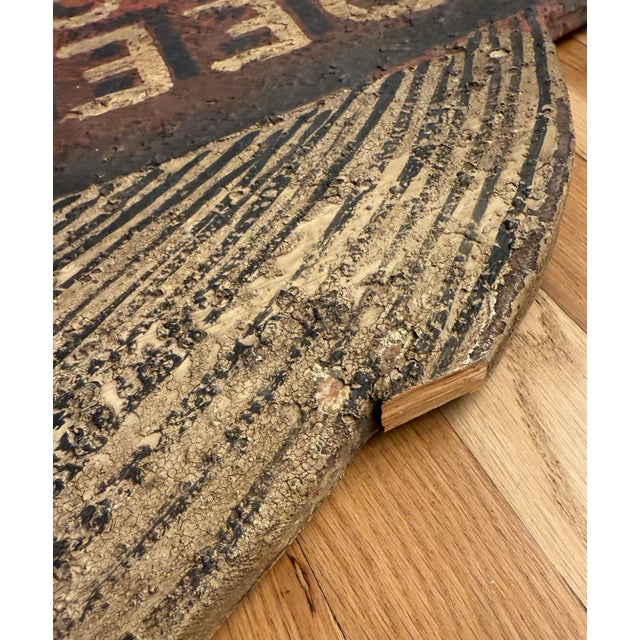Handmade Deep Sea Fishing Wood Sign For Sale - Image 11 of 11
