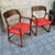 Brown Mid-Century Wooden Traineau Chairs from Baumann, France, 1960s, Set of 2 For Sale - Image 8 of 18
