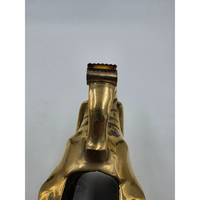Late 20th Century Brass Elephant Tape Dispenser For Sale - Image 9 of 12