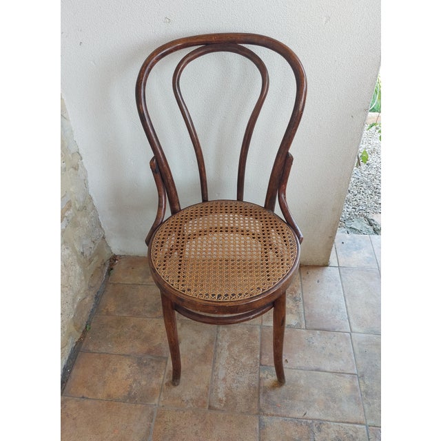 Italian Bentwood Bistro Chairs from Sautto and Liberale, 1940s, Set of 2 For Sale - Image 6 of 18