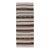 Turkish Vintage Flat-Weave in Shades of Brown and Ivory With Stripe Design For Sale