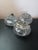American Gorgeous Trio of Potpourri Squat Vases With Filigree Pewter Lids. For Sale - Image 3 of 8