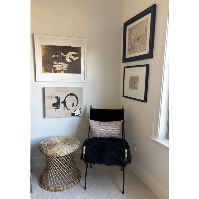 Wicker Side Table, Circa Mid-20th Century For Sale In Little Rock - Image 6 of 14