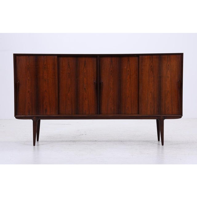 Product details beautiful vintage rosewood highboard by omann jun with compartments & drawers features • danish modern...