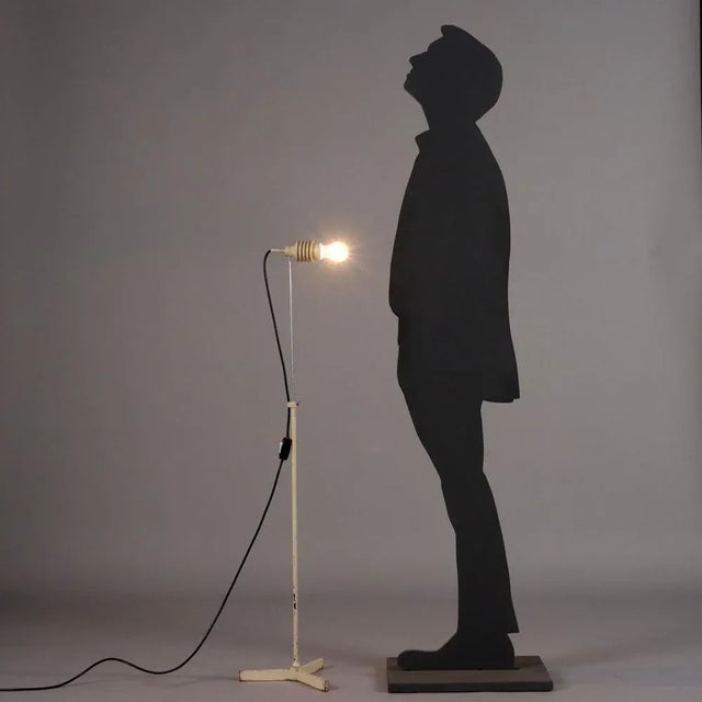 Ceiling lamp in brass and glass made in the 60s. This piece is attributed to the mentioned designer/maker. It has no...