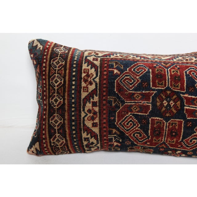 Handmade Tribal Bohem Lumbar Rug Pillow Cover -12'' X 24'' For Sale - Image 4 of 10