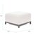 2020s Axis Ottoman Atlantis White Titanium Frame For Sale - Image 5 of 6