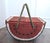 1980s Vintage Boho Chic Watermelon Wicker Picnic Basket & Matching Tablecloth Set - 2 Pieces For Sale In Greensboro - Image 6 of 11