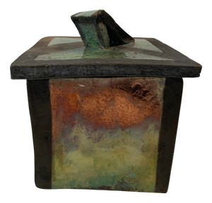 Enameled Ceramic Box by J Gallart