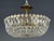Neoclassical, Basket Pendant Light, Bronze, Crystal, France, 20th C. For Sale - Image 4 of 17