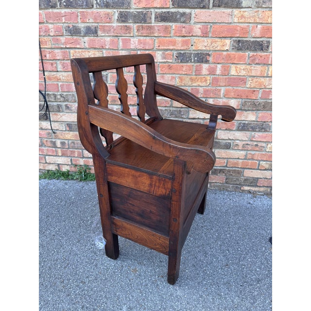 18th Century French Banc De Chimney / Fire Place Bench For Sale - Image 9 of 10