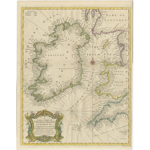 St. Georges Channel and the Irish Sea, 1744 For Sale - Image 6 of 7