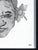 Black Jaymes Earl "Opulence III" Contemporary Black and White Pin and Thread Mixed Media Portrait, 2023 For Sale - Image 8 of 12