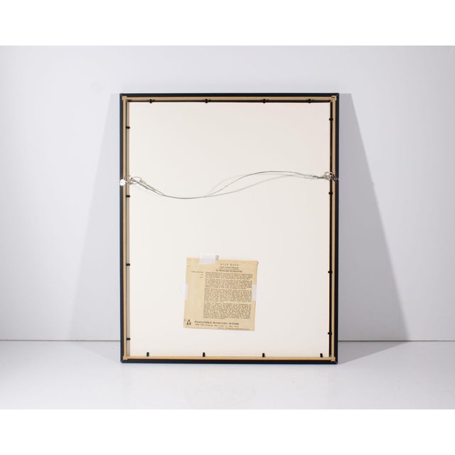 Printmaking Materials “Rush Hour” Lithograph Signed by Richard Florsheim For Sale - Image 7 of 8