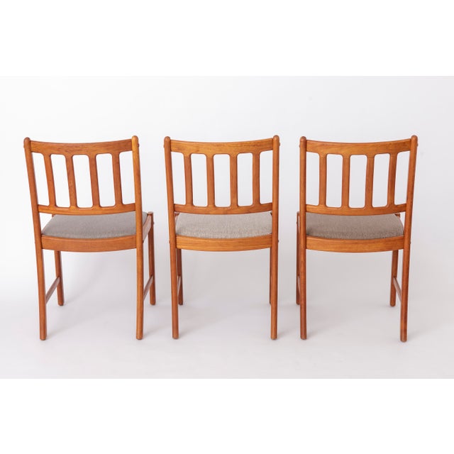1960s Mid-Century Modern Danish Teak Dining Chairs by Uldum Møbelfabrik, 1960s, Set of 6 For Sale - Image 5 of 11