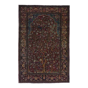 Antique Isfahan Rug 4'7'' x 7'1''