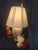 This Vintage Floral Table Lamp is reminiscent of Andrea by Sadek and Frederick Cooper Designs. This classic piece features...