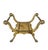 Italian Giltwood Curule Stool With Leopard Print Cushion For Sale - Image 9 of 9