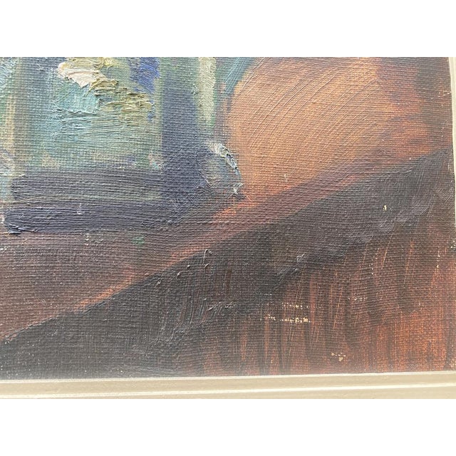 1950s Continental School Artist, Flowers in Vase, Oil on Canvas, 1950s, Framed For Sale - Image 5 of 18