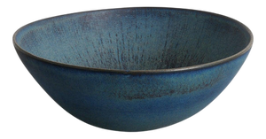 Large Swedish Mid-Century Blue Ceramic Bowl by Stig Lindberg, 1960s