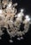 Murano Chandeliers in White & Gold, 1980s, Set of 2 For Sale - Image 4 of 11