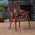 Traditional 21st Century Leather Regency Chair For Sale - Image 3 of 12