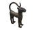 African Vintage Large Benin Bronze Sculpture of a Leopard 32" H Nigeria For Sale - Image 3 of 12