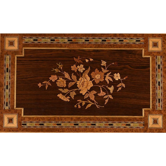 Small Louis XVI Napoleon III Side Table For Sale - Image 6 of 18