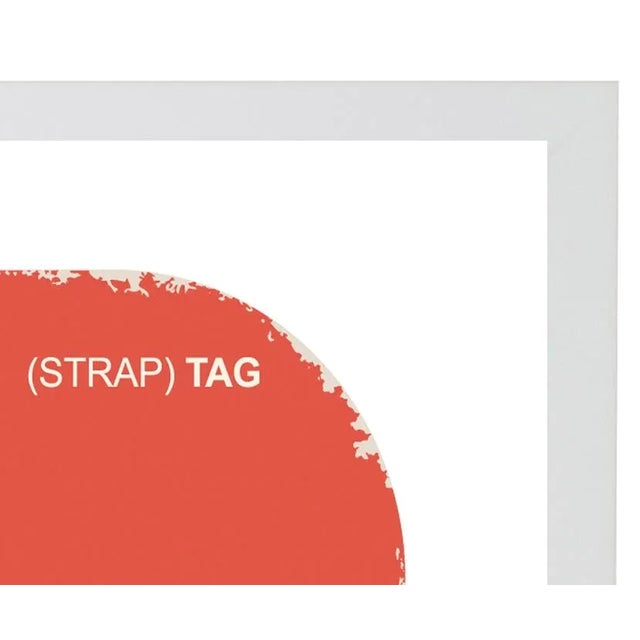 Art Print: Tokyo Travel Ticket Print In White Shadowbox Dimensions: 13" x 17"