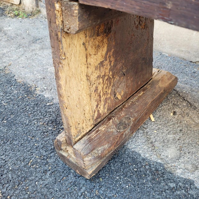 19th Century Folk Art Larch and Chestnut Shepherds Cupboard For Sale - Image 16 of 18