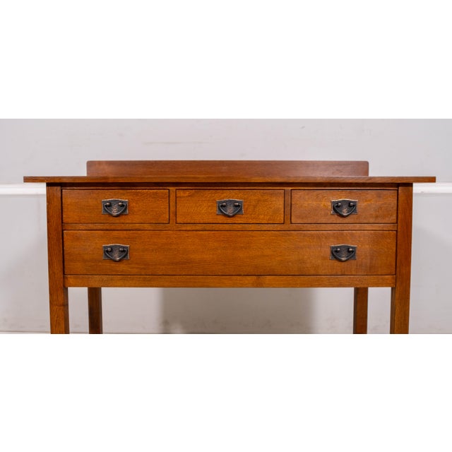 Stickley Mission Oak Arts & Crafts 4 Drawer Server Buffet For Sale - Image 10 of 18