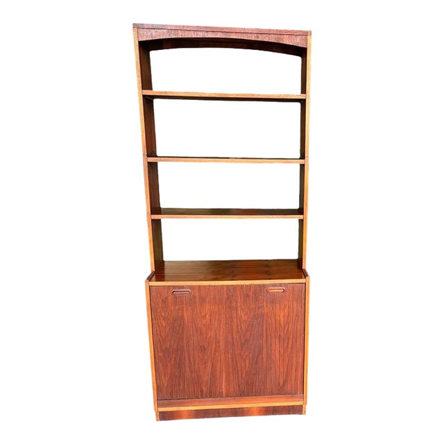 Mid Century Lane Martinique Record Cabinet Bookcase For Sale