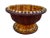 1960s Bamboo and Rattan Hand Woven Basket / Pedestal Centerpiece For Sale - Image 5 of 11