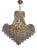 Hollywood Regency Crystal Chandeliers, Italy, 1965-1975, Set of 2 For Sale