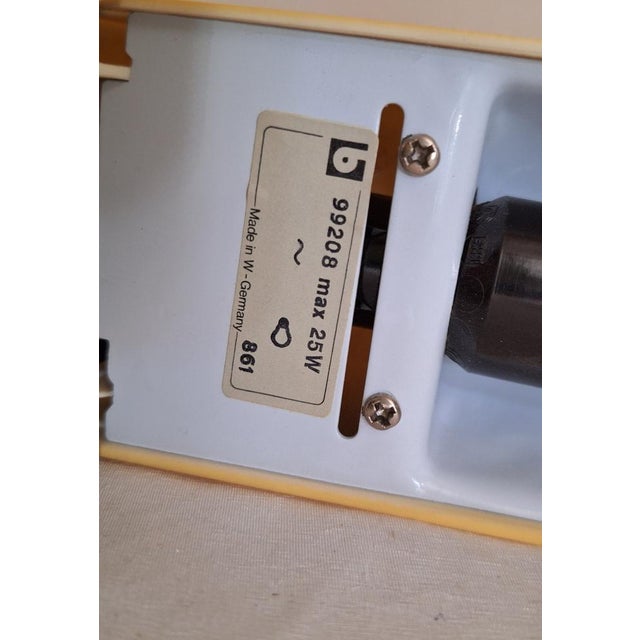 Vintage German Table Lamp in Yellowed Plastic by Brilliant, 1970s For Sale - Image 6 of 8
