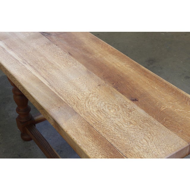 Antique Danish Baroque Coffee Table in Oak, 1890s For Sale - Image 14 of 18