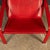 20th Century Italian Red Leather Chair by Toussaint & Angeloni for Matteo Grassi, 1970 For Sale - Image 10 of 18