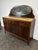 19th Century Art Nouveau Buffet in Burr Walnut with Marble Top and Oval Mirror, 1890s For Sale - Image 5 of 12