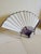 A simple and beautiful hand crafted fan. It is one sided and even so, the simple clean backside is philosophical in a way...