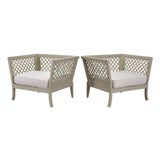 Pair of McKinnon and Harris duVal-Alexander Garden Club Chairs For Sale