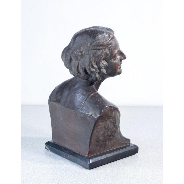 Terracotta Bust of Young Woman For Sale - Image 10 of 18