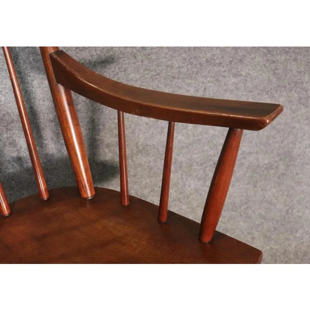 Wood Mid 20th Century Paul McCobb Style Spindle Chairs- Set of 6 For Sale - Image 7 of 8
