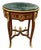 1960s French Louis XVI Mahogany Marble Side Table-1 Pc For Sale
