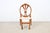 Elegant Set of Six Hepplewhite-Style Carved Dining Chairs With Oval Backrests For Sale - Image 12 of 16