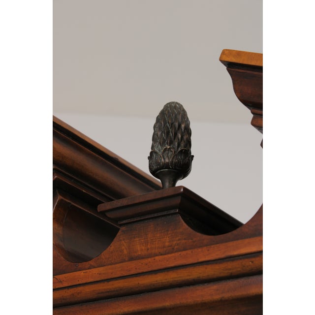 Theodore Alexander Mahogany Secretary Desk For Sale - Image 17 of 18