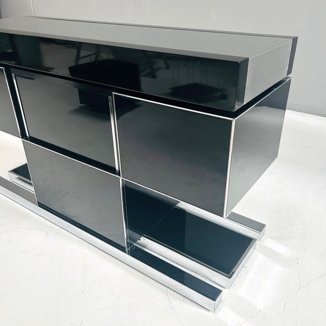 Room Divider Bar with Ottomans, 1970s, Set of 3 For Sale - Image 10 of 12