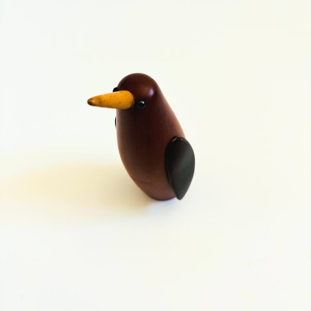 Mid-Century Modern MCM Senshukai Wood Royal Pet - Penguin For Sale - Image 3 of 8