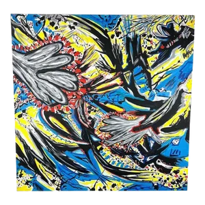 "Keep Dreaming" Acrylic on Canvas by Esther Ritz
