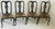Shabby Chic Mackenzie Childs Style 4 Black Lacquer Chairs For Sale - Image 3 of 8
