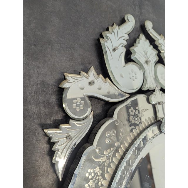 19th Century Venetian Mirror For Sale - Image 4 of 6